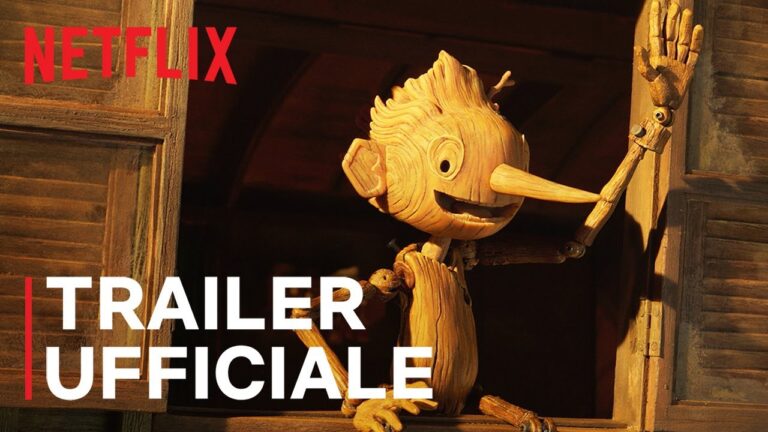 Netflix rilascia il trailer ufficiale del Pinocchio di Guillermo Del Toro