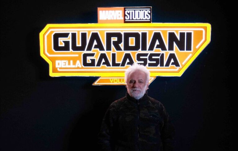 Lo scultore Marco Lodola celebrano “Guardiani della Galassia: Volume 3”, dal 3 maggio al cinema