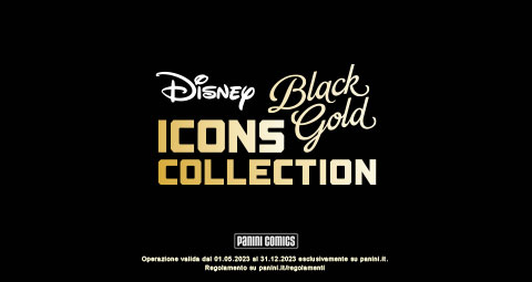PANINI COMICS PRESENTA DISNEY ICONS BLACK GOLD COLLECTION – Arrivano le 8 card da collezione dedicate ai personaggi Disney più iconici. La prima con Topolino è disponibile dal 1° maggio