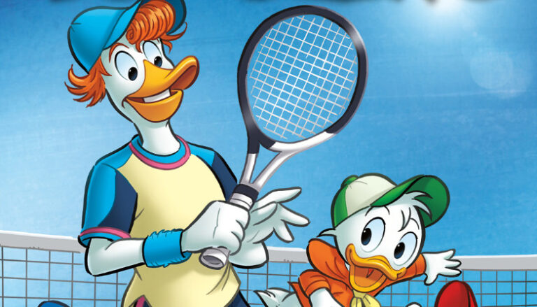 TOPOLINO – A Paperopoli arriva QUACKNIK SPINNER! La cover del numero 3572 celebra il campione italiano Jannik Sinner