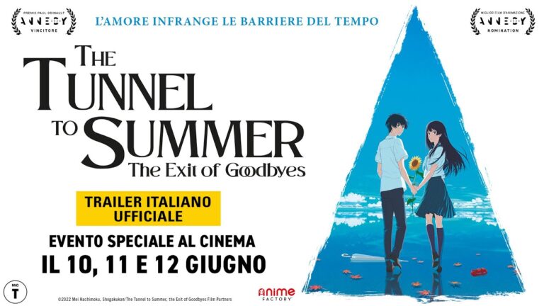 Anime Factory è felice di svelare il trailer ufficiale italiano di The Tunnel to Summer, the Exit of Goodbyes