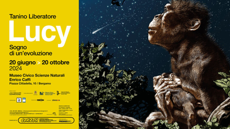 Comicon Bergamo: la mostra “Tanino Liberatore – Lucy. Il sogno di un’evoluzione” e il programma Comic(on) Off