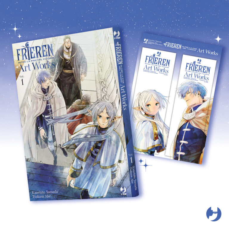 J-POP Manga presenta Frieren – Oltre la fine del viaggio Art Works di Kanehito Yamada e Tsukasa Abe