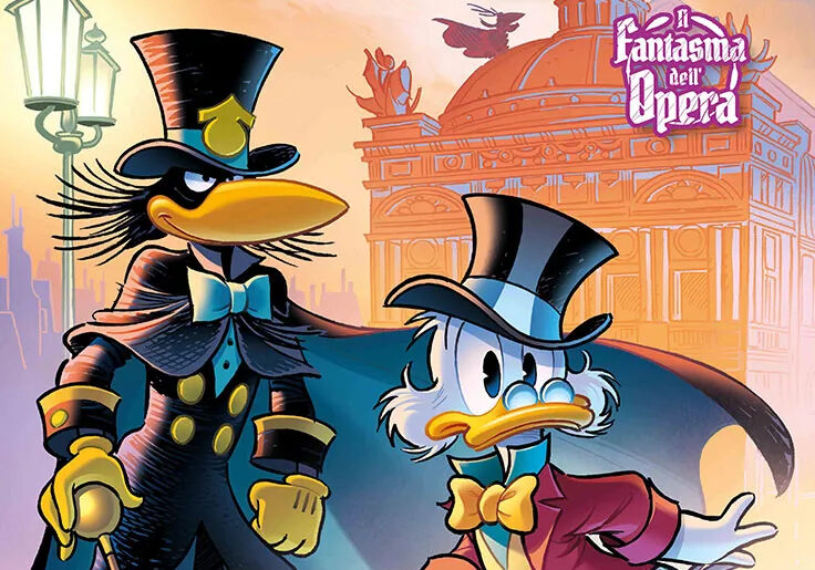 TOPOLINO – In occasione dei 150 anni dell’Opéra Garnier, sul numero 3606 la storia “Il Fantasma dell’Opera” e un’imperdibile cover celebrativa